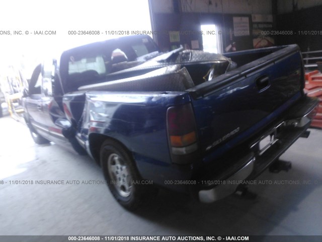 2GCEC19V2Y1185119 - 2000 CHEVROLET SILVERADO C1500 BLUE photo 3