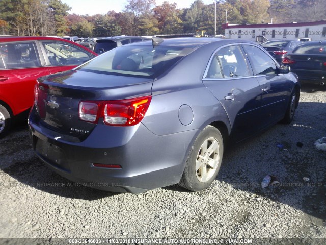 1G11B5SL1FF320560 - 2015 CHEVROLET MALIBU LS Көк фото 4
