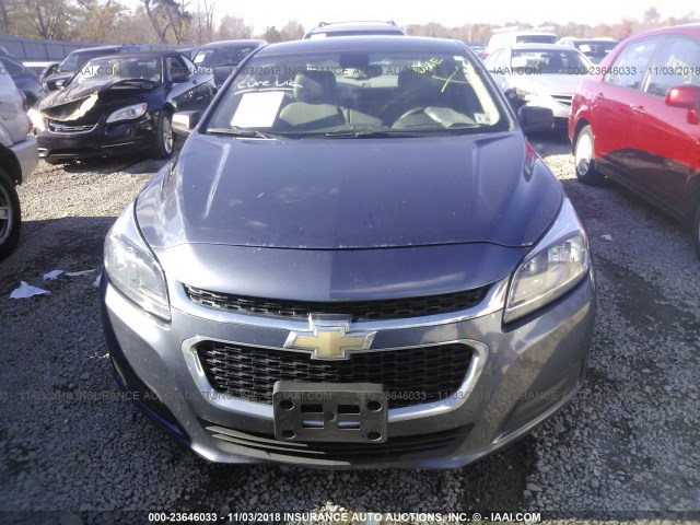 1G11B5SL1FF320560 - 2015 CHEVROLET MALIBU LS Көк фото 6