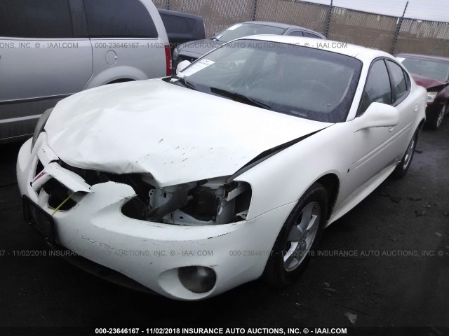 2G2WP552981149475 - 2008 PONTIAC GRAND PRIX თეთრი ფოტო 2
