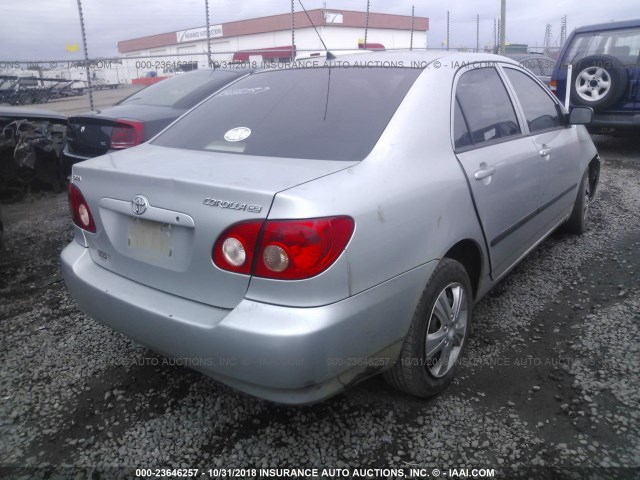 1NXBR32EX7Z876615 - 2007 TOYOTA COROLLA CE/LE/S GRAY photo 4