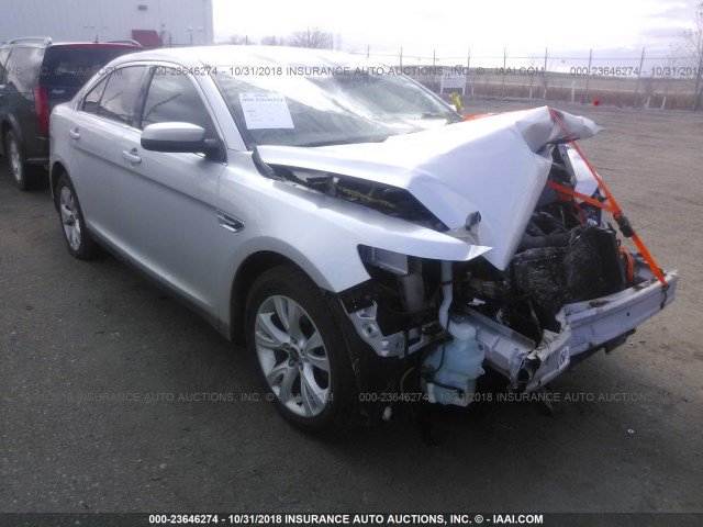 1FAHP2HWXAG141644 - 2010 FORD TAURUS SEL SILVER photo 1