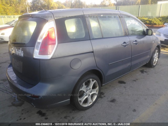 JM1CR29L790338567 - 2009 MAZDA 5 GRAY photo 4