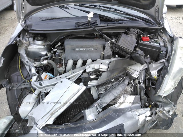 JHMGD38657S027799 - 2007 HONDA FIT S 灰色 照片 10