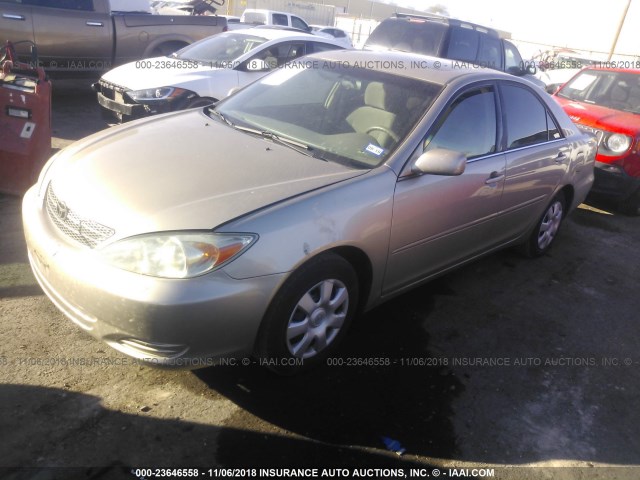 4T1BE32K43U185561 - 2003 TOYOTA CAMRY LE/XLE/SE BROWN photo 2