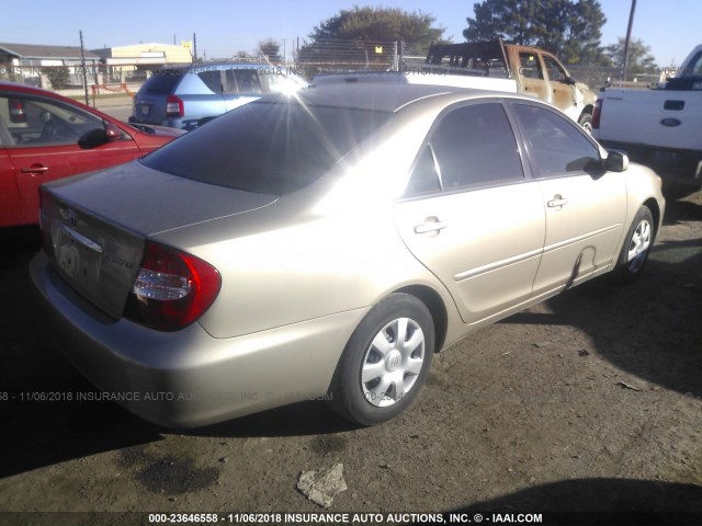 4T1BE32K43U185561 - 2003 TOYOTA CAMRY LE/XLE/SE BROWN photo 4