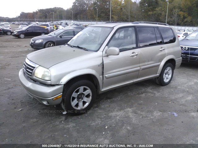 JS3TX92VX14105243 - 2001 SUZUKI GRAND VITARA XL7 TOURING/XL7 LIMITED BEIGE photo 2