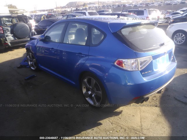 JF1GR89698L821561 - 2008 SUBARU IMPREZA WRX STI BLUE photo 3