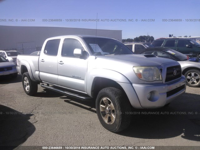 3TMKU72N76M009508 - 2006 TOYOTA TACOMA DBL CAB PRERUNNER LNG BED SILVER photo 1