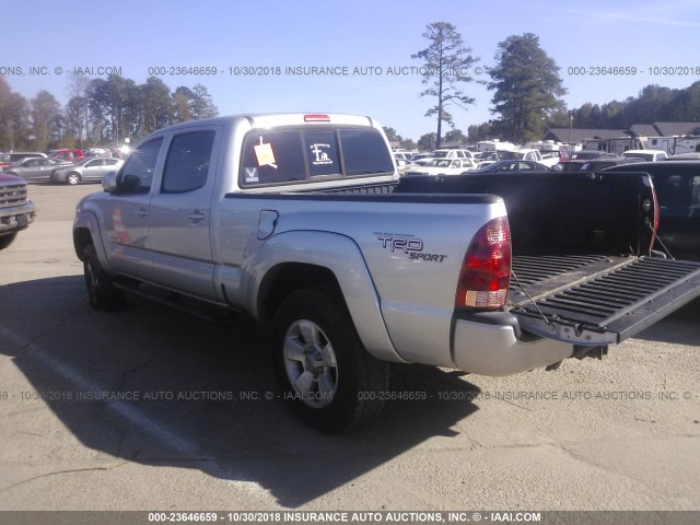 3TMKU72N76M009508 - 2006 TOYOTA TACOMA DBL CAB PRERUNNER LNG BED SILVER photo 3