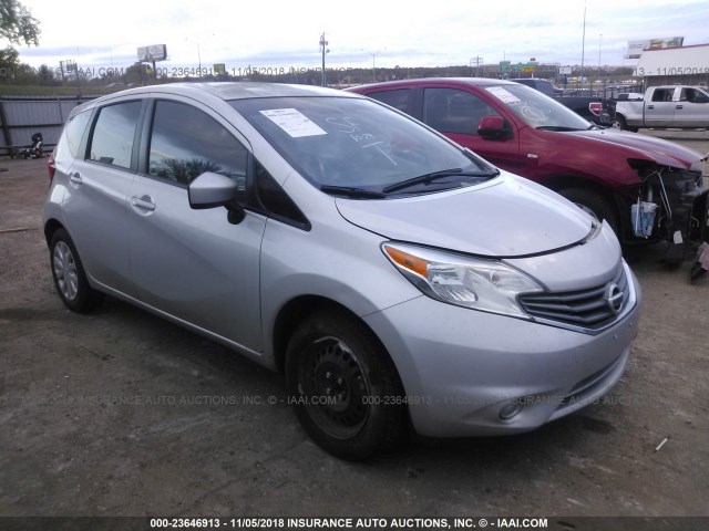 3N1CE2CP3FL420367 - 2015 NISSAN VERSA NOTE S/S PLUS/SV/SL/SR SILVER photo 1