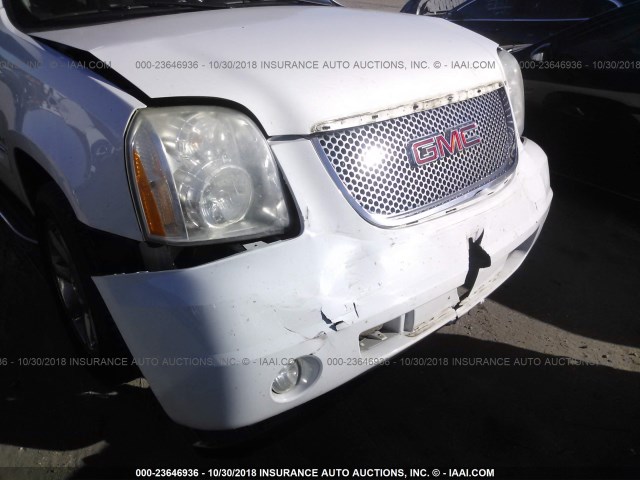 1GKFK66808J134926 - 2008 GMC YUKON XL DENALI WHITE photo 6