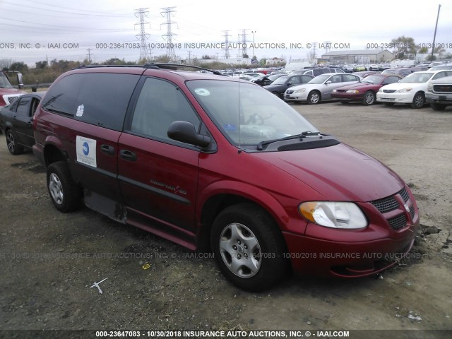 2D4GP24383R219411 - 2003 DODGE GRAND CARAVAN SE RED photo 1