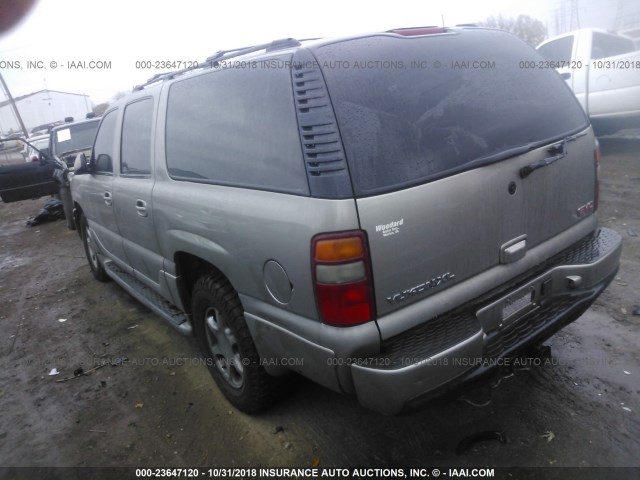 1GKFK66U53J293124 - 2003 GMC YUKON XL DENALI Champagne photo 3