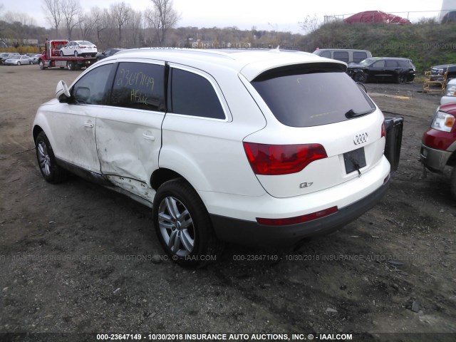 WA1AY74L19D031476 - 2009 AUDI Q7 3.6 QUATTRO WHITE photo 3