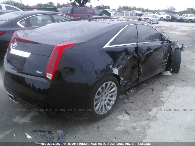 1G6DJ1E3XC0138000 - 2012 CADILLAC CTS PERFORMANCE COLLECTION Черный фото 4