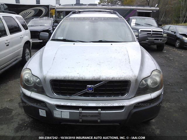 YV1CZ91H141078986 - 2004 VOLVO XC90 T6 GRAY photo 6