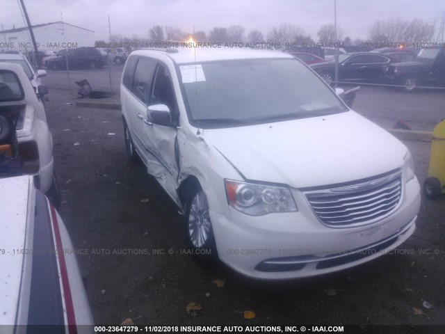 2C4RC1GG7DR623733 - 2013 CHRYSLER TOWN & COUNTRY LIMITED WHITE photo 1