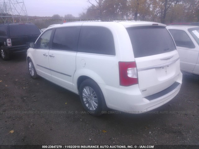 2C4RC1GG7DR623733 - 2013 CHRYSLER TOWN & COUNTRY LIMITED WHITE photo 3