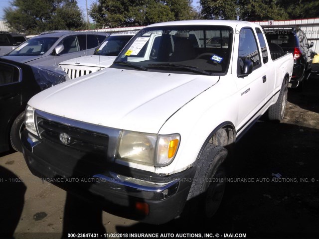 4TASN92N6XZ403117 - 1999 TOYOTA TACOMA XTRACAB PRERUNNER WHITE photo 2