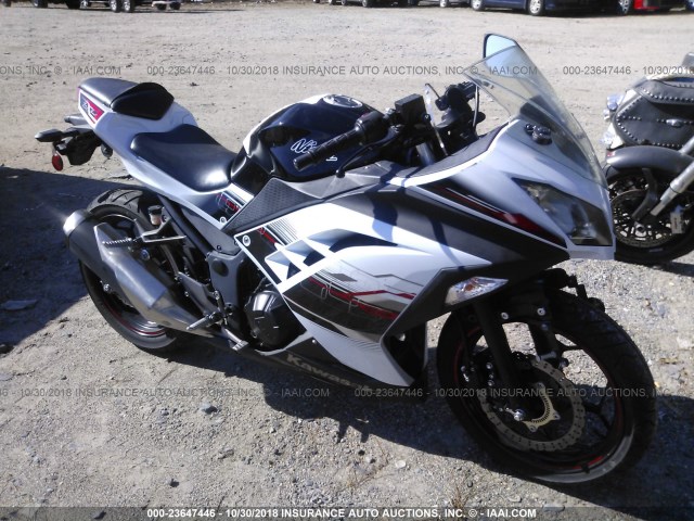 JKAEX8B10EA003210 - 2014 KAWASAKI EX300 B WHITE photo 1