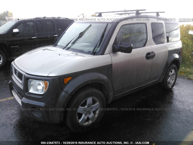 5J6YH28674L017196 - 2004 HONDA ELEMENT EX GRAY photo 2