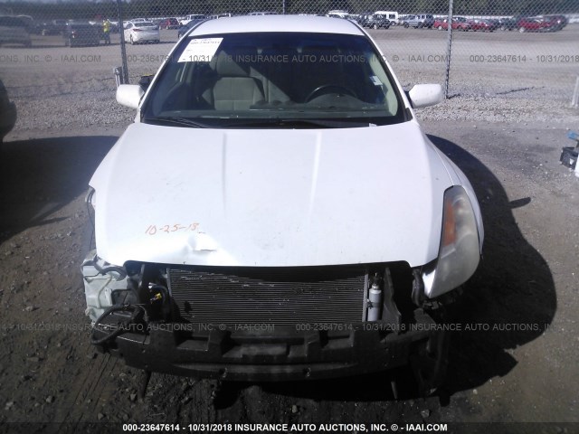 1N4AL21E88N488104 - 2008 NISSAN ALTIMA 2.5/2.5S WHITE photo 6