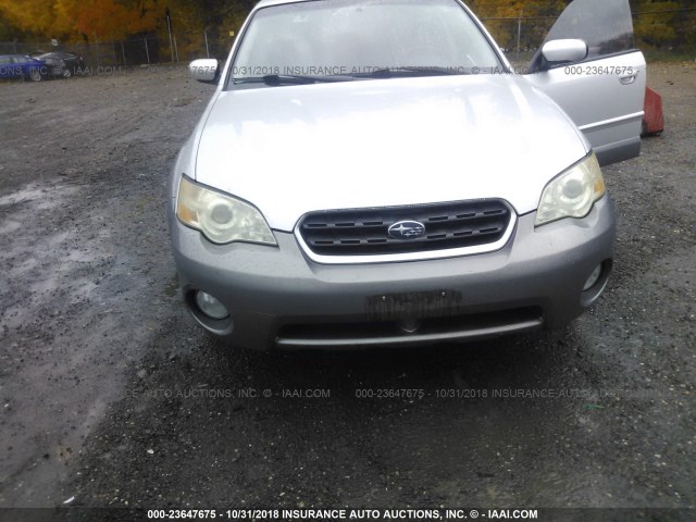 4S4BP62C966358097 - 2006 SUBARU LEGACY OUTBACK 2.5I LIMITED SILVER photo 6