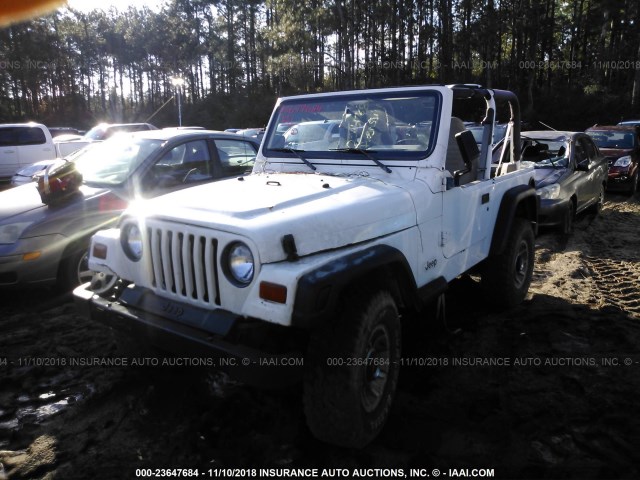 1J4FY29P6VP412902 - 1997 JEEP WRANGLER / TJ SE WHITE photo 2