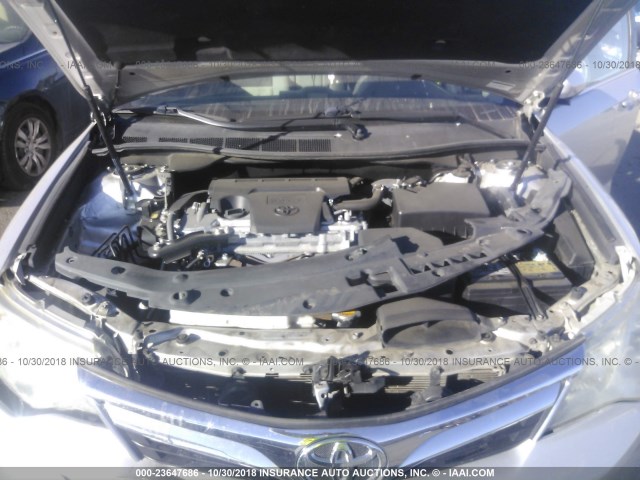 4T1BF1FK3CU105100 - 2012 TOYOTA CAMRY SE/LE/XLE 银色 照片 10