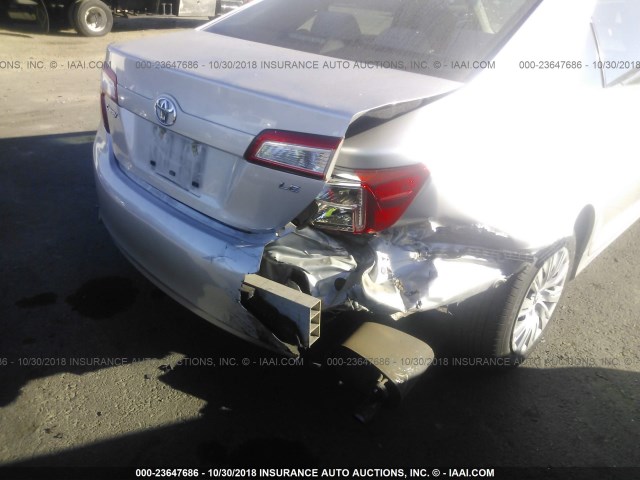 4T1BF1FK3CU105100 - 2012 TOYOTA CAMRY SE/LE/XLE 银色 照片 6