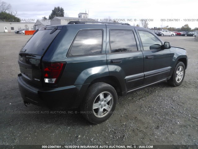 1J4GR48K85C543498 - 2005 JEEP GRAND CHEROKEE LAREDO/COLUMBIA/FREEDOM 绿色 照片 4
