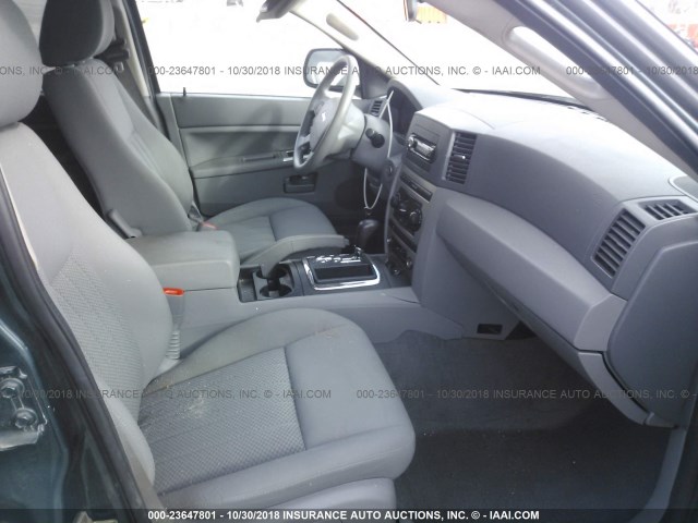 1J4GR48K85C543498 - 2005 JEEP GRAND CHEROKEE LAREDO/COLUMBIA/FREEDOM 绿色 照片 5