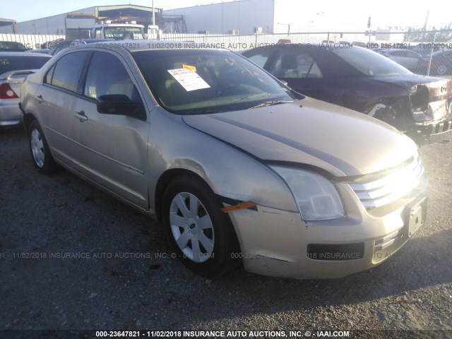 3FAHP06Z97R270316 - 2007 FORD FUSION S TAN photo 1