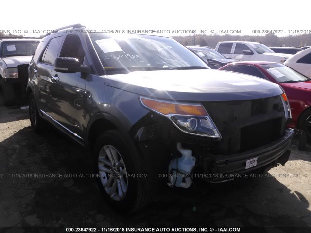 1FMHK7D85BGA18893 - 2011 FORD EXPLORER XLT GRAY photo 1