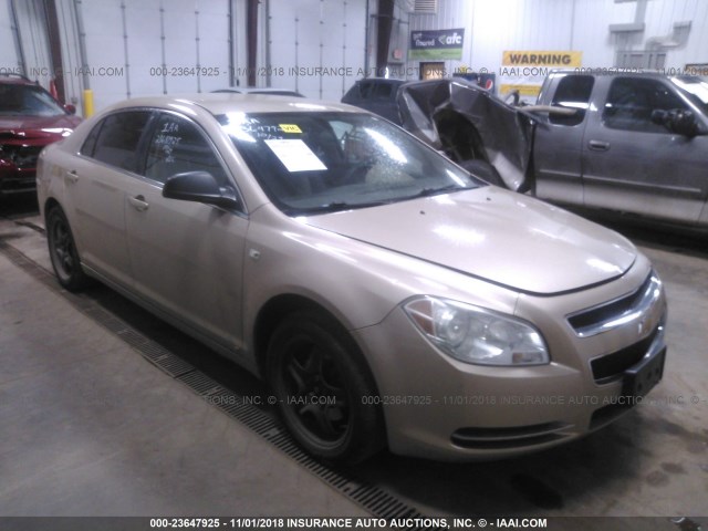 1G1ZG57N68F223839 - 2008 CHEVROLET MALIBU LS 金色 照片 1