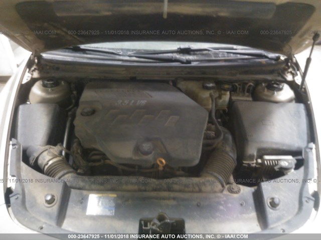 1G1ZG57N68F223839 - 2008 CHEVROLET MALIBU LS 金色 照片 10