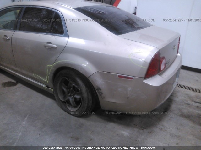 1G1ZG57N68F223839 - 2008 CHEVROLET MALIBU LS 金色 照片 6
