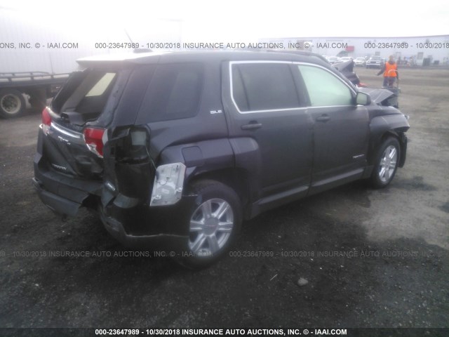 2GKFLVEK2F6173077 - 2015 GMC TERRAIN SLE GRAY photo 4