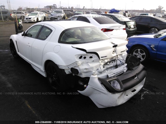 JM1FE173370208370 - 2007 MAZDA RX8 WHITE photo 3