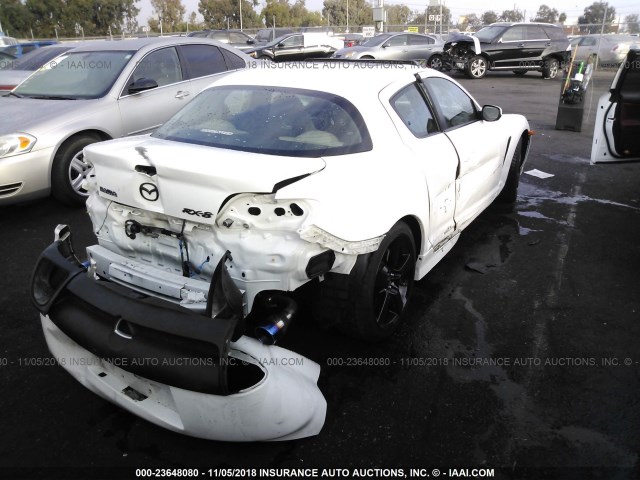 JM1FE173370208370 - 2007 MAZDA RX8 WHITE photo 4