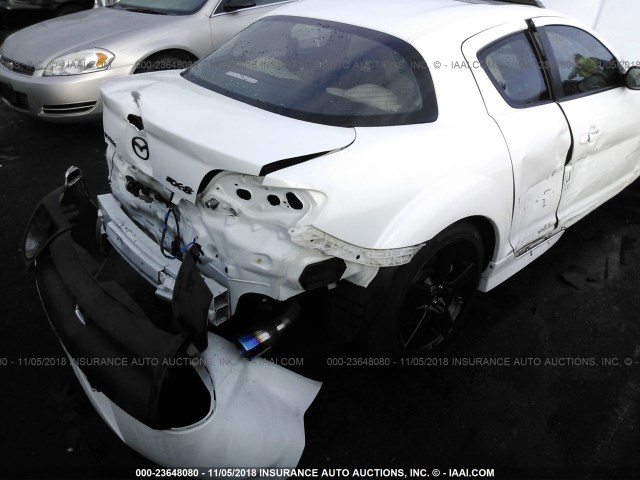 JM1FE173370208370 - 2007 MAZDA RX8 WHITE photo 6