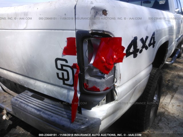 1B7KF23Z71J511598 - 2001 DODGE RAM 2500 WHITE photo 6