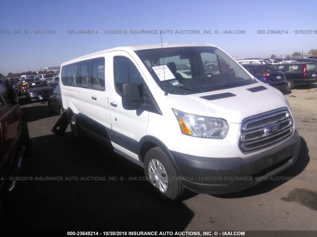 1FBZX2ZM6FKA64730 - 2015 FORD TRANSIT T-350 WHITE photo 1