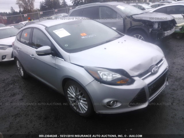 1FADP3N26DL154506 - 2013 FORD FOCUS TITANIUM SILVER photo 1