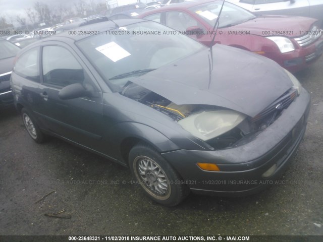 3FAFP31334R112397 - 2004 FORD FOCUS ZX3 GRAY photo 1