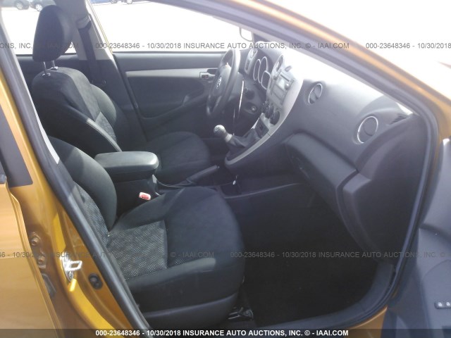2T1KU40E69C078270 - 2009 TOYOTA COROLLA MATRIX  ORANGE photo 5