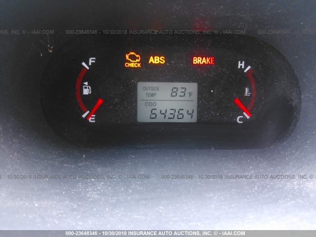 2T1KU40E69C078270 - 2009 TOYOTA COROLLA MATRIX  ORANGE photo 7