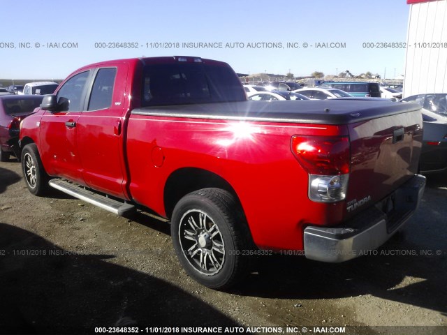 5TFRT54117X006986 - 2007 TOYOTA TUNDRA DOUBLE CAB SR5 RED photo 3