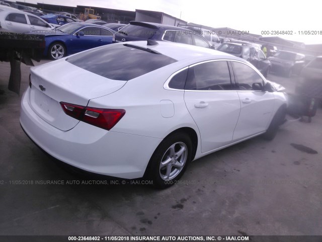1G1ZB5ST9HF118460 - 2017 CHEVROLET MALIBU LS 白色 照片 4